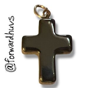 Bundle Sale 3 for $15 | Vintage 90’s–Y2K Hematite Cross Pendant